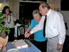 Cutting our 50th Wedding Anniversary cake