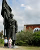 Lucy and Ada at the Communist statue park