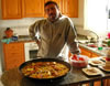 Paco showing off his paella