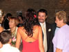 Guests congratulating the Bride and Groom